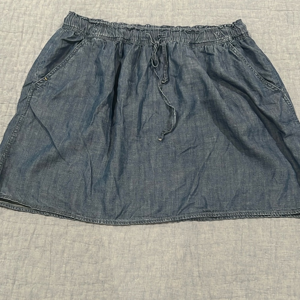 GAP Chambray Skirt Large